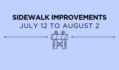 Sidewalk improvements